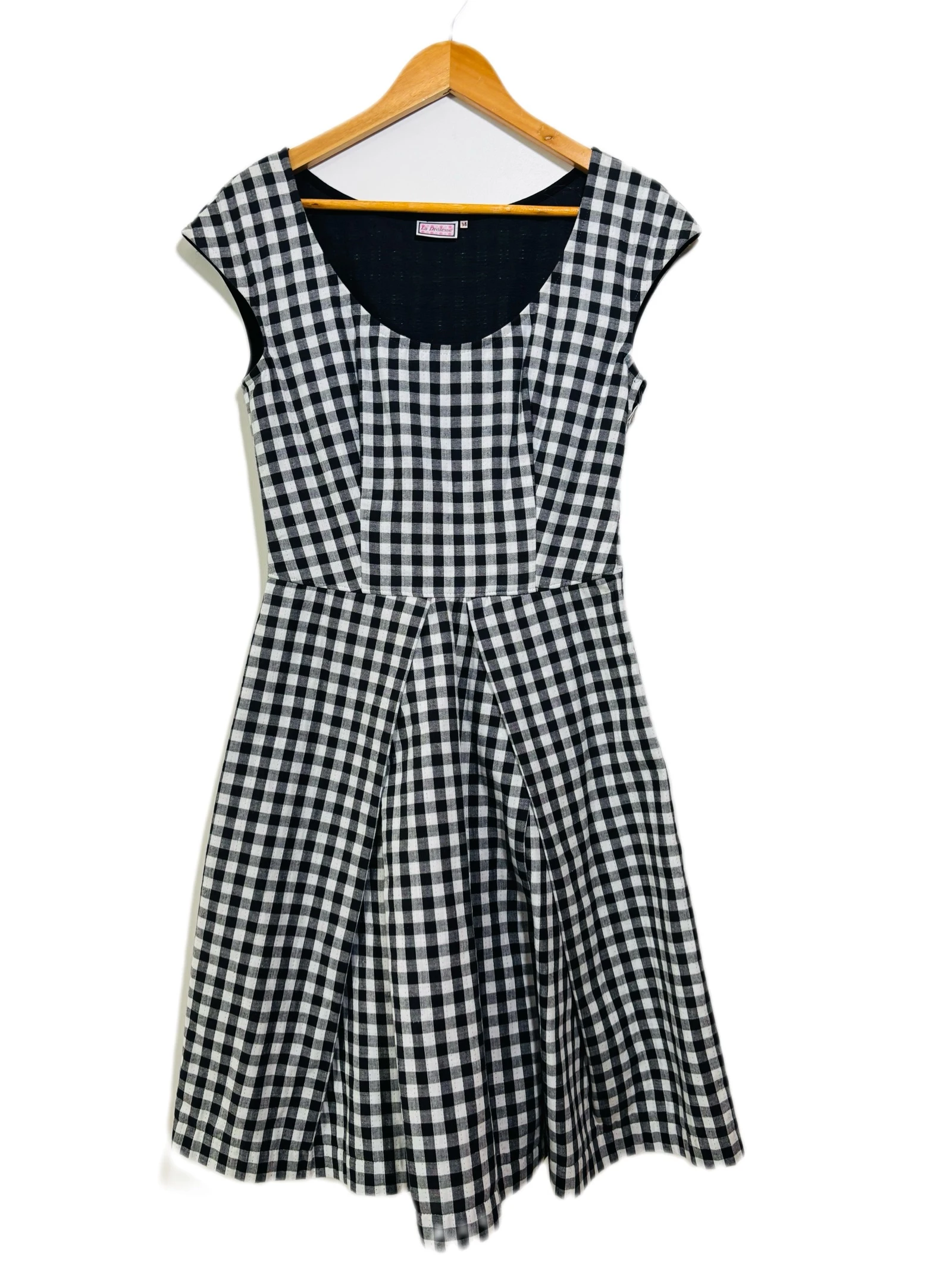 Vestido Vichy Rétro Couture – photo 3
